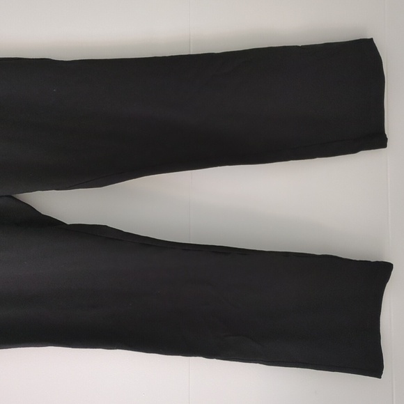 Eileen Fisher Washable Crepe Ankle Black Stretchy Pants Career Office Travel LP - Picture 7 of 10